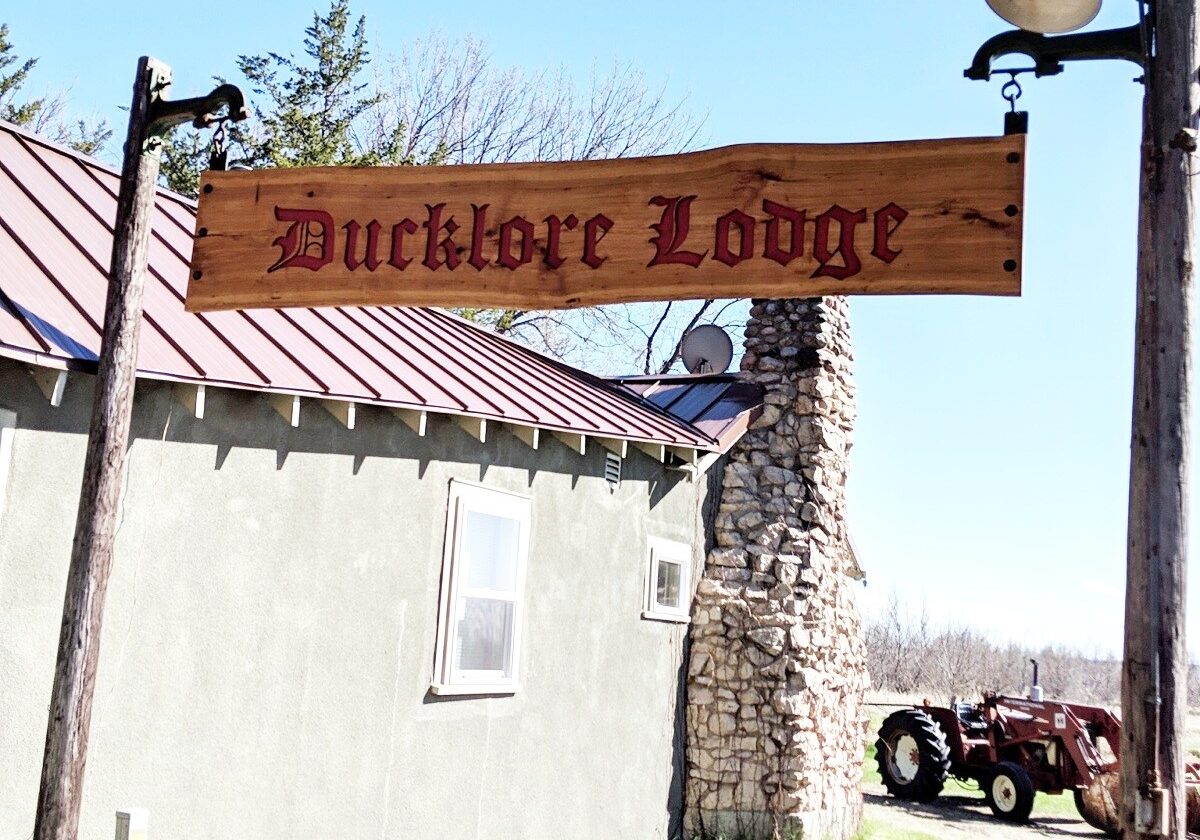 Ducklore Lodge Sign