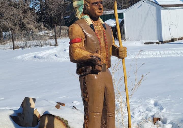 Pinoak - Cigar Store Indian Front